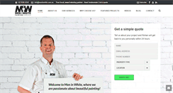 Desktop Screenshot of meninwhite.com.au